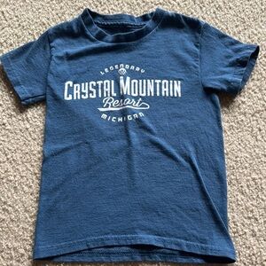 Artisan Blue Short Sleeve Tee Crystal Mountain